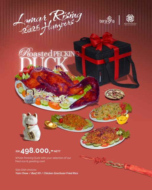 Celebrate prosperity and togetherness with our Lunar Rising 2026 Hampers
A festive feast crafted to share joy, luck, and flavorful moments with your loved ones 🏮✨
Featuring:
🦆 Whole Roasted Pecking Duck & 🐔 Hongkong Style Chicken
🍚 Your choice of Fried Rice:
• Yang Chow
• Beef XO
• Chicken Szechuan
🎁 Greeting Card included
Perfect for family gatherings, corporate gifts, and meaningful Lunar celebrations.
Order now!
📞 Fast Response: 0271 7464999
📲 WhatsApp: 0877 77014999
#adhiwangsahotelsolo #kidsfriendlyhotel #lunarnewyear2026 #imlek #gongxifacai2026
FestiveGifting
AyokeSolo
AdhiwangsaHotelSolo